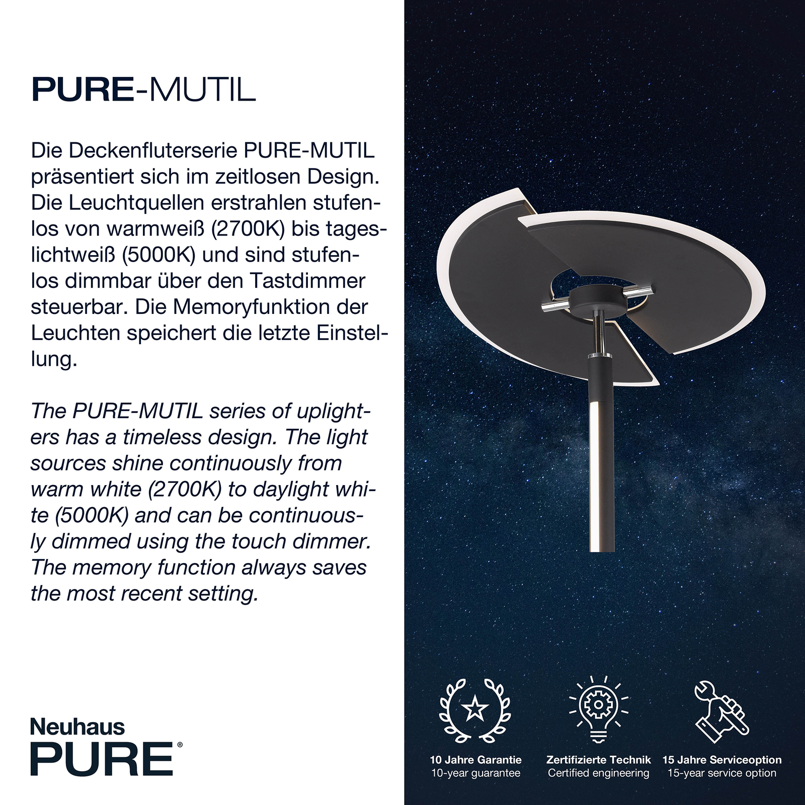 PURE-MUTIL Stehleuchte