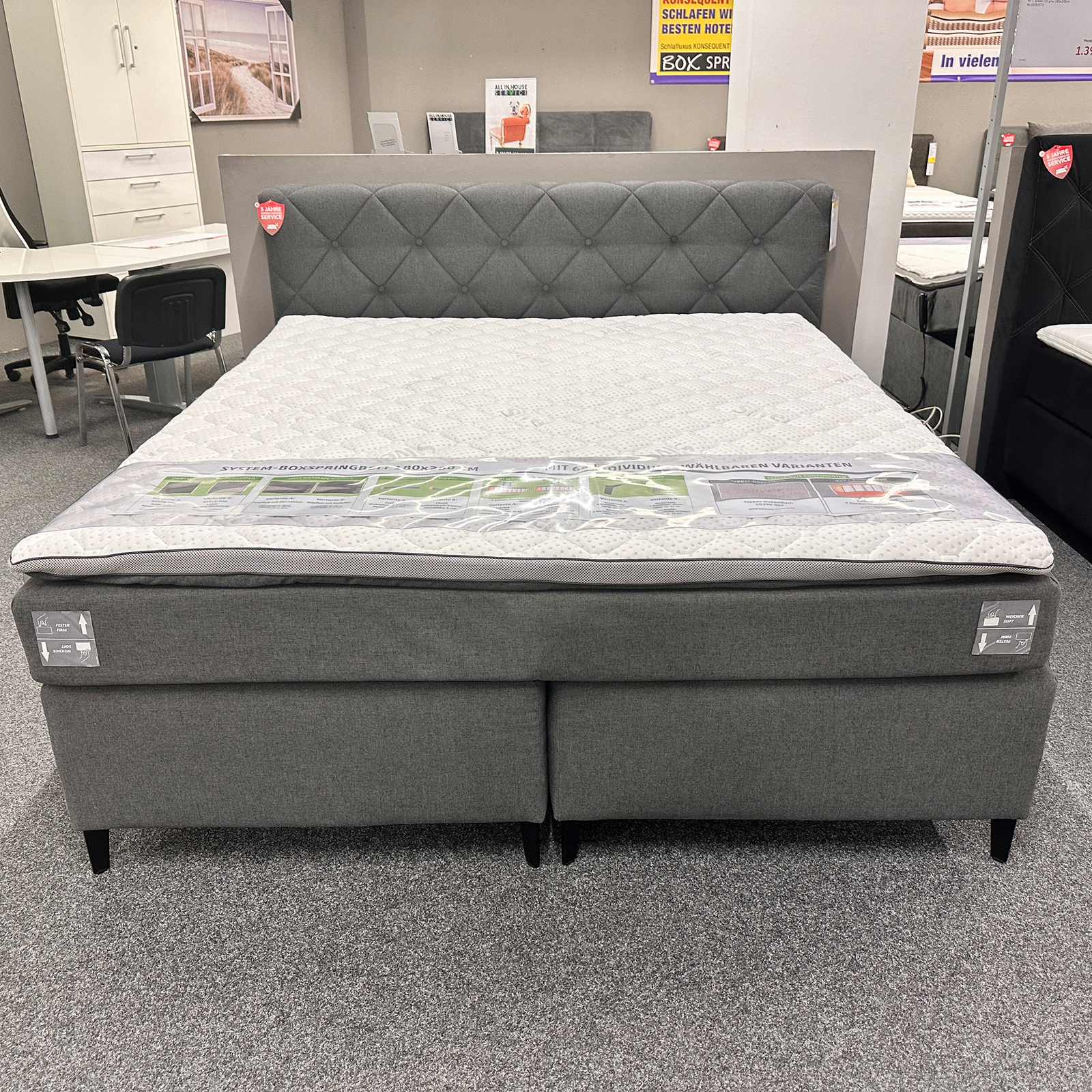 DAVIE Boxspringbett 180x200