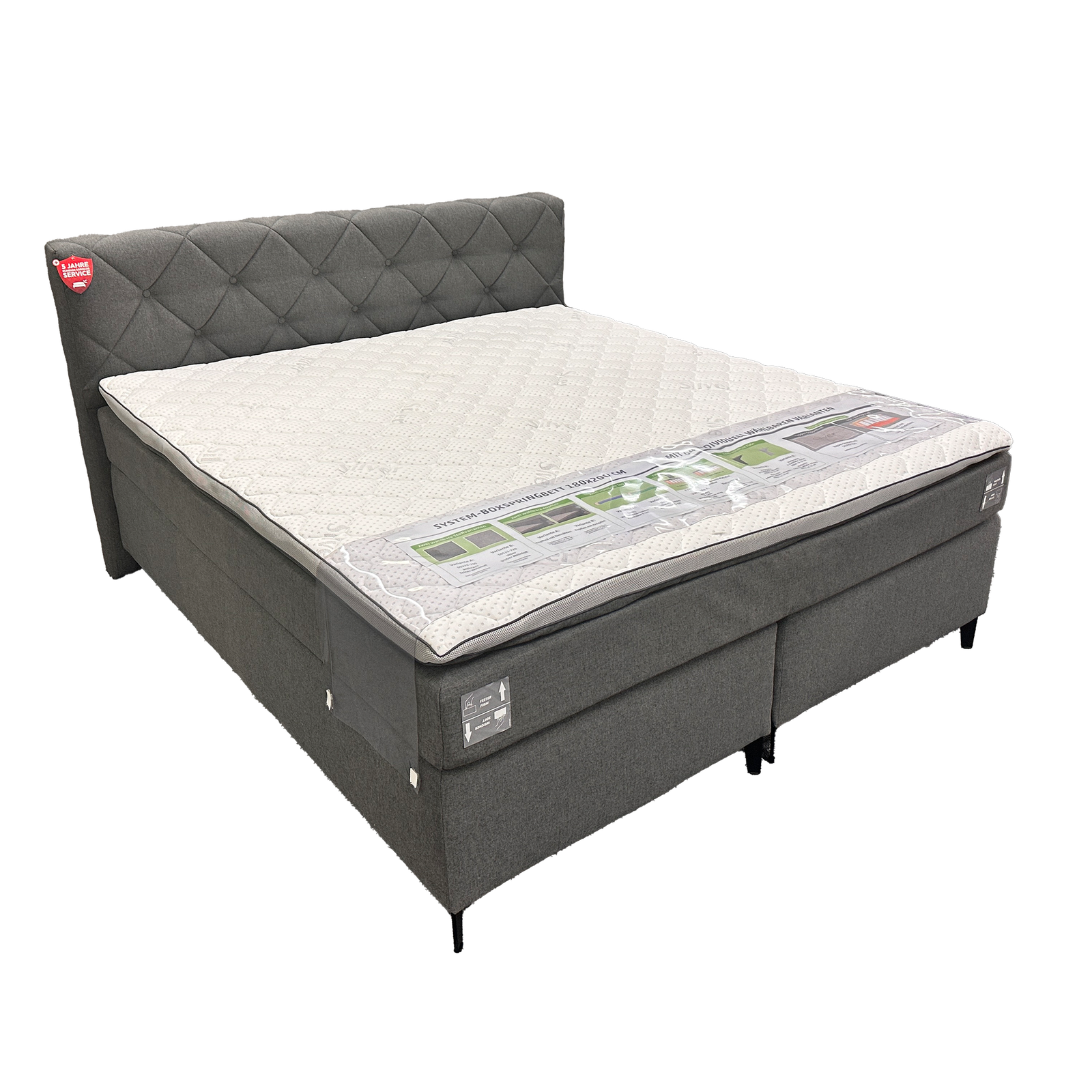 DAVIE Boxspringbett 180x200